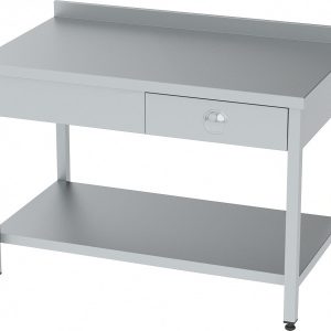Çalışma Tezgahı - Taban Raflı - Tek Çekmeceli